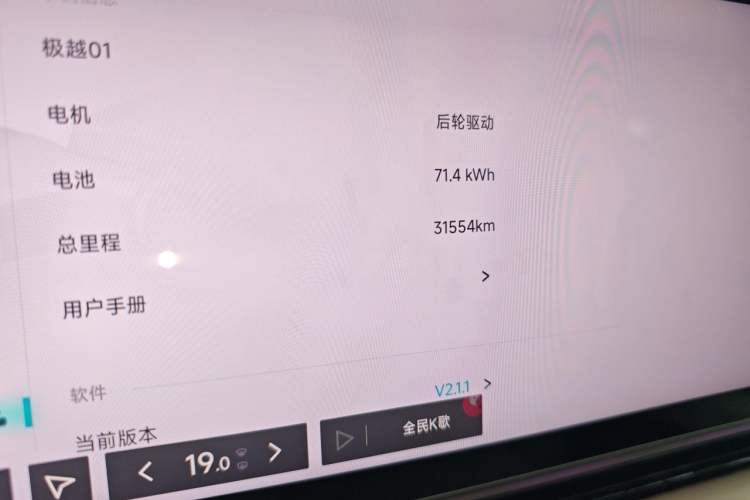 Used Jiyue 01 2024 Max Odometer Close Up
