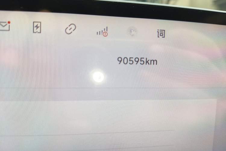 Used Jiyue 01 2024 Max Long-Range Model Odometer Close Up