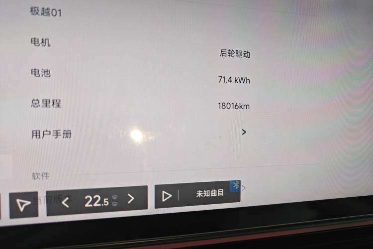 Used Jiyue 01 2024 Max Odometer Close Up