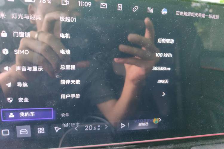 Used Jiyue 01 2024 Facelifted Max Long-Range Version Odometer Close Up