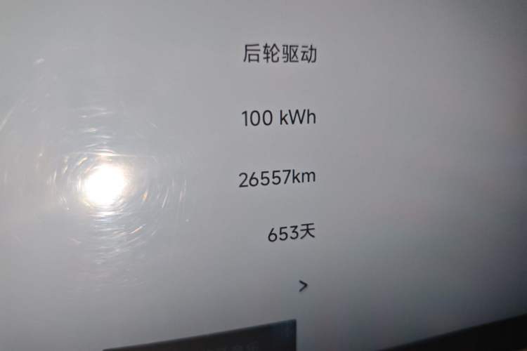 Used Jiyue 07 2024 Long-Range Version Odometer Close Up