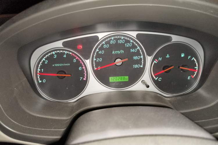 Used JMC Baodian 2013 2.8T Two-Wheel Drive Comfortable Value Edition JX493ZLQ4F Odometer Close Up