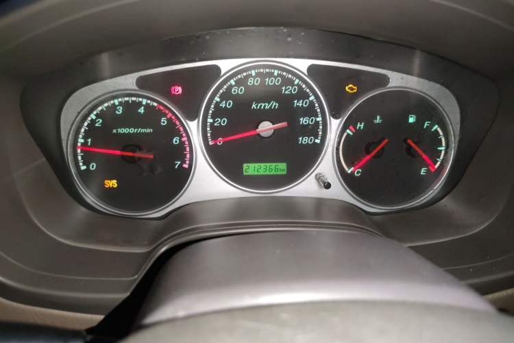 Used JMC Baodian 2013 2.8T Two-Wheel Drive Comfortable Value Edition JX493ZLQ4F Odometer Close Up