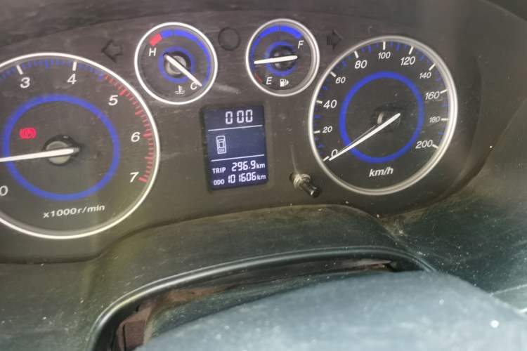 Used JMC Baodian 2016 2.8T New Value-Added Diesel Two-Wheel Drive Standard Version JX493ZLQ4G Odometer Close Up