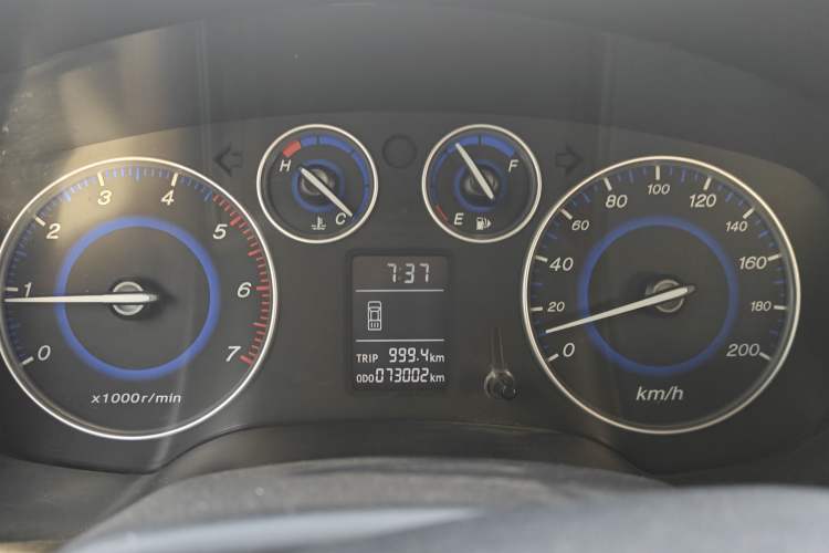 Used JMC Baodian 2016 2.8T New Value-Added Diesel Two-Wheel Drive Extended Cargo Basic Version JX493ZLQ4F Odometer Close Up