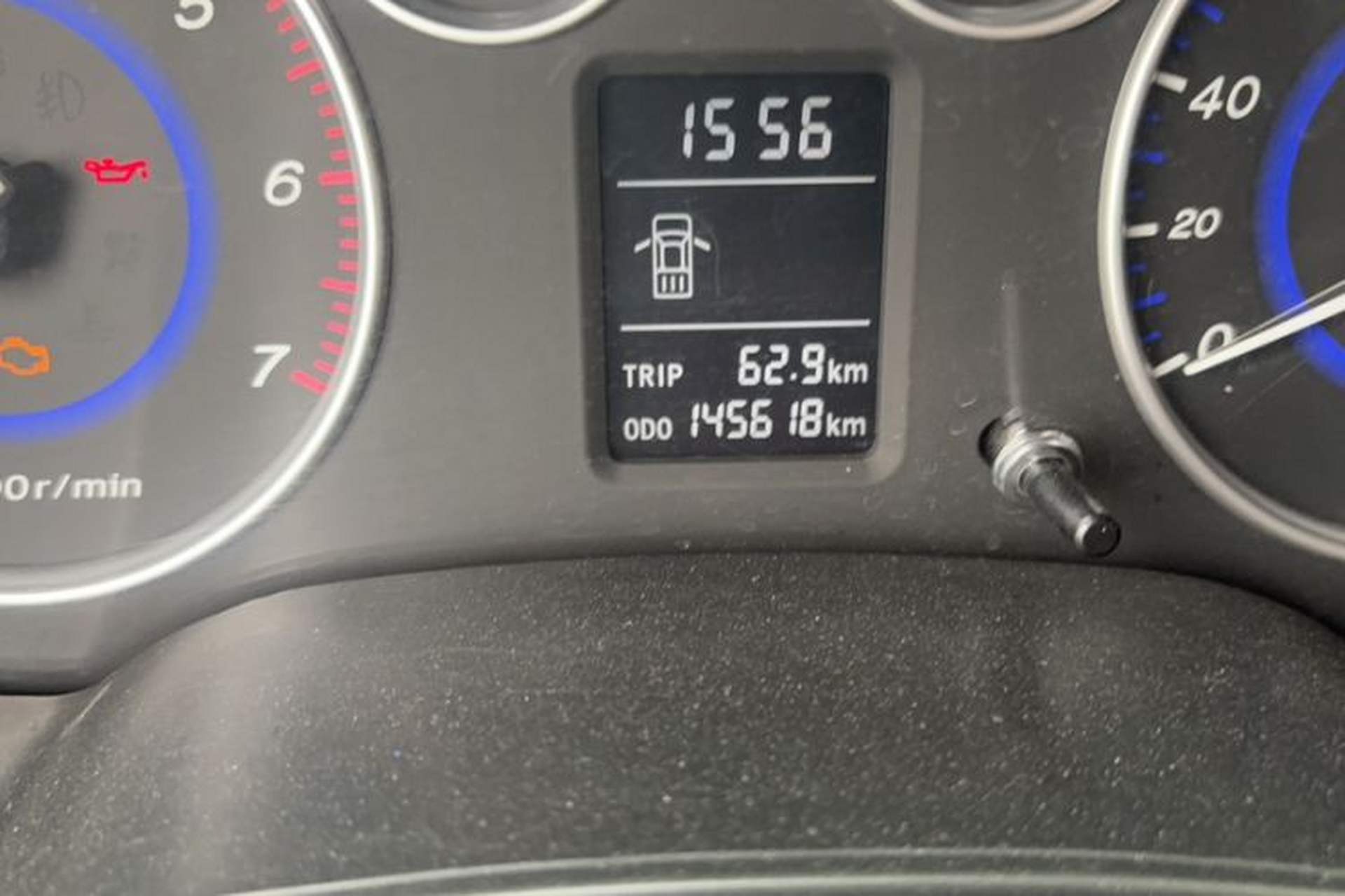 Used JMC Baodian 2016 2.8T New Value-Added Diesel Two-Wheel Drive Extended Cargo Basic Version JX493ZLQ4F Odometer Close Up