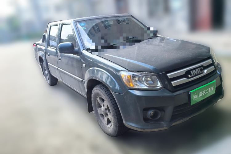 Used JMC Baodian 2018 2.9T New Value-Packed Two-Wheel-Drive Diesel Comfort Version with Standard Cargo Bed – JX4D30B5L Front Right 45 Deg
