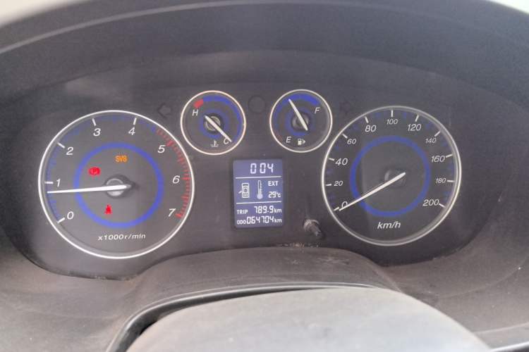 Used JMC Baodian 2018 2.9T New Value-Packed Two-Wheel-Drive Diesel Comfort Version with Standard Cargo Bed – JX4D30B5L Instrument Cluster
