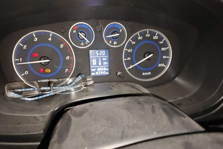 Used JMC Baodian 2018 2.9T New Value-Packed Two-Wheel-Drive Diesel Comfort Version with Extended Cargo Bed – JX4D30B5L Odometer Close Up