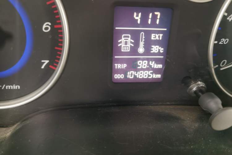 Used JMC Baodian 2018 2.9T New Value-Packed Two-Wheel-Drive Diesel Comfort Version with Extended Cargo Bed – JX4D30B5L Odometer Close Up