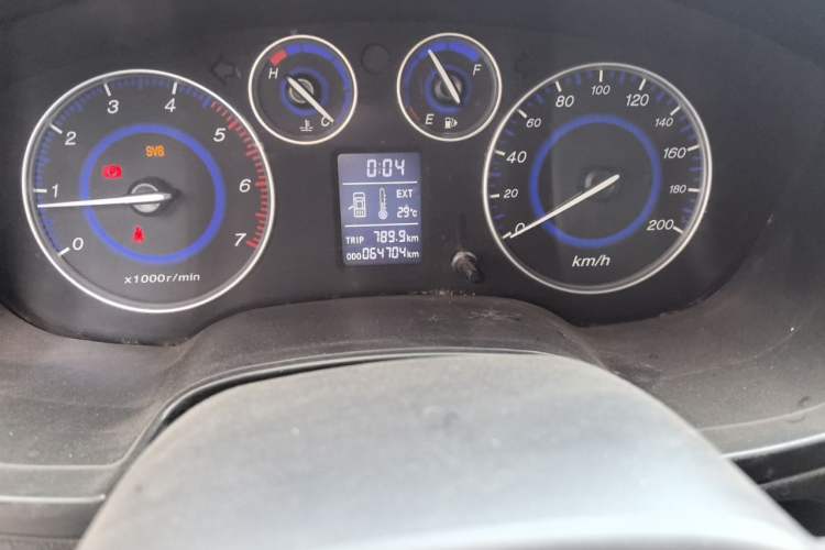 Used JMC Baodian 2018 2.9T New Value-Packed Two-Wheel-Drive Diesel Comfort Version with Standard Cargo Bed – JX4D30B5L Odometer Close Up