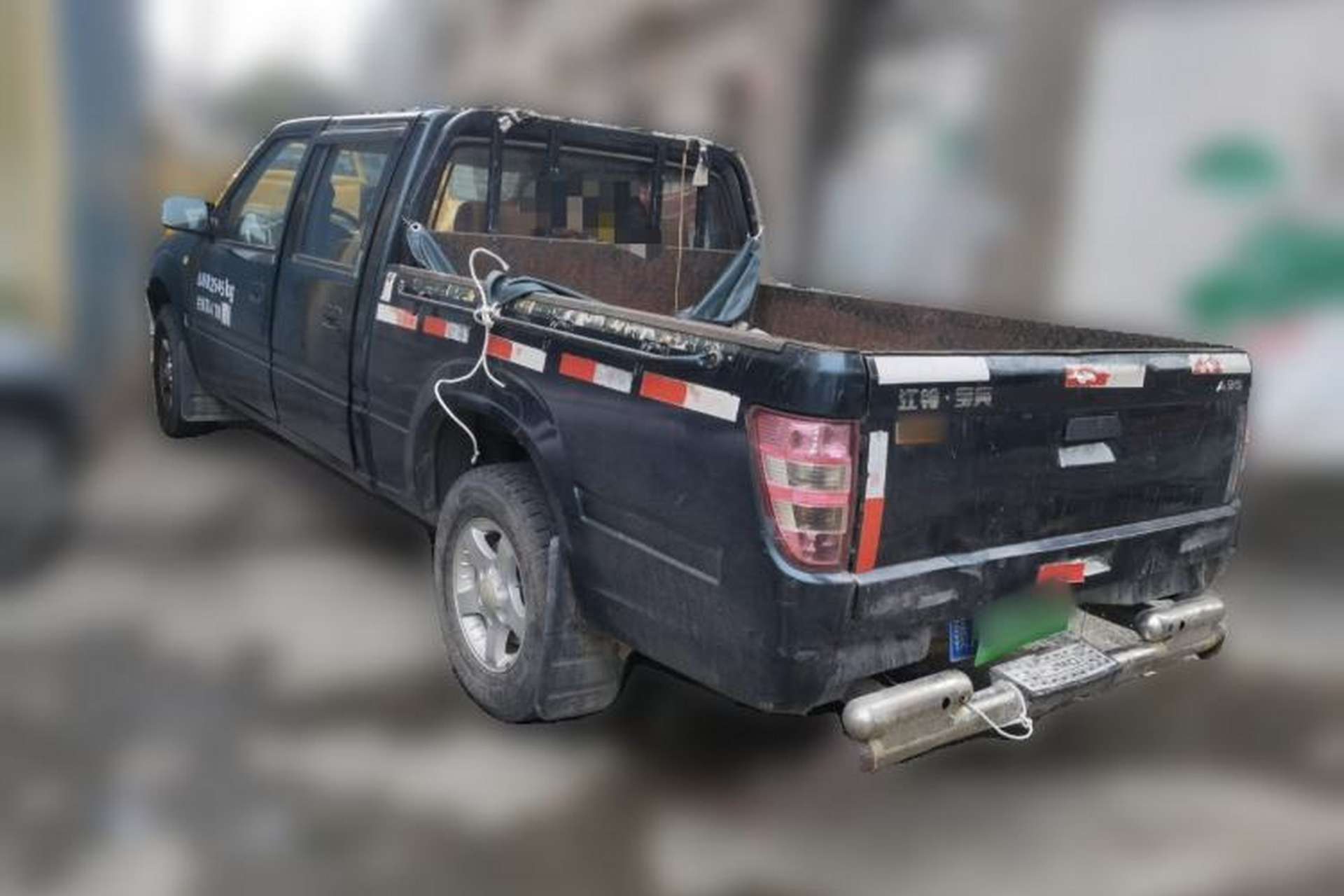 Used JMC Baodian 2018 2.9T New Value-Packed Two-Wheel-Drive Diesel Comfort Version with Extended Cargo Bed – JX4D30B5L Rear Left 45 Deg