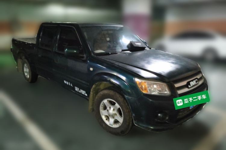 Used JMC Baodian 2018 2.9T New Value-Packed Two-Wheel-Drive Diesel Comfort Version with Extended Cargo Bed – JX4D30B5L Front Right 45 Deg