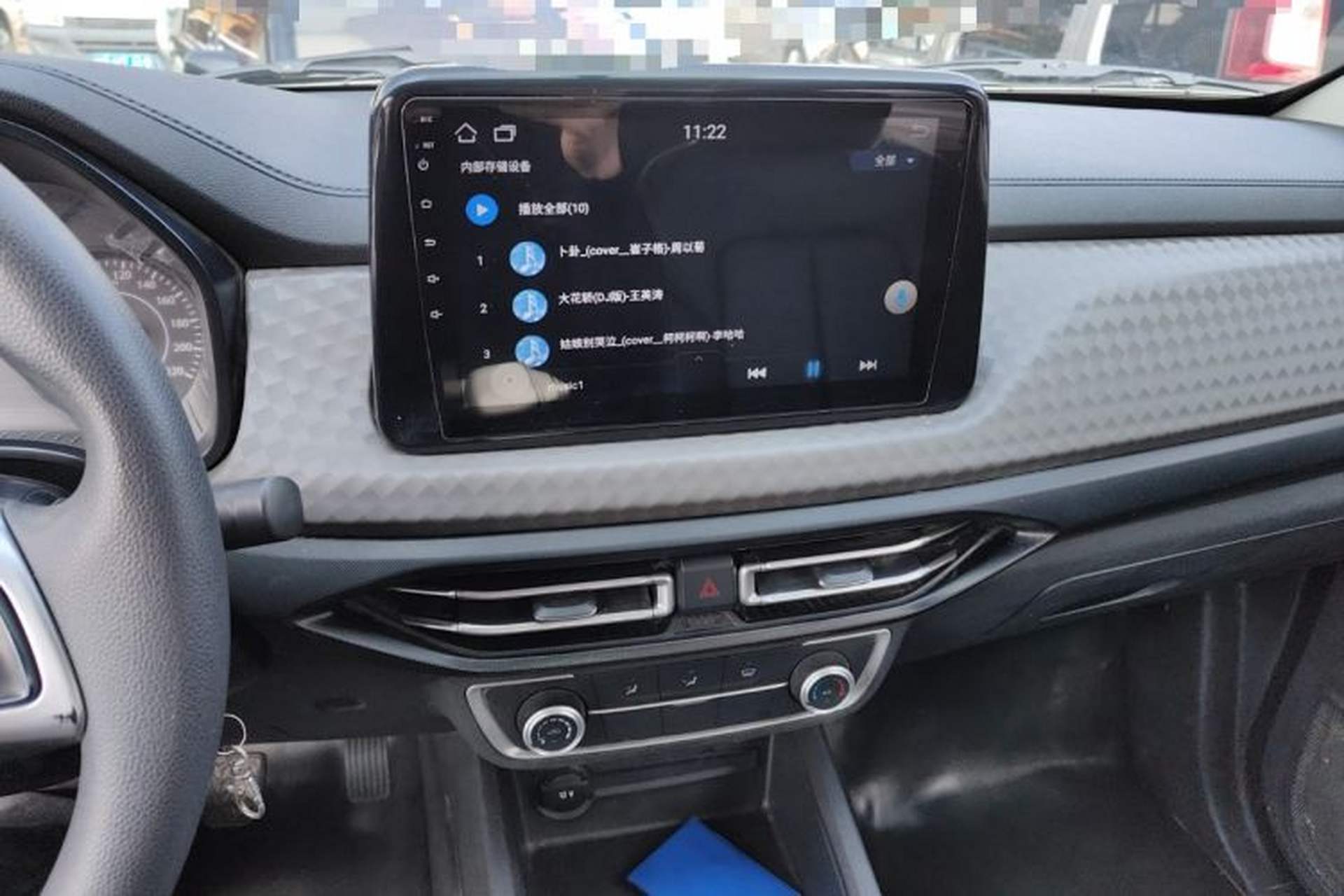 Used JMC Baodian 2022 2.5T Diesel 2WD Comfort Edition with Flat Bed and Extended Wheelbase – JX4D25A6L Audio And AC Panel