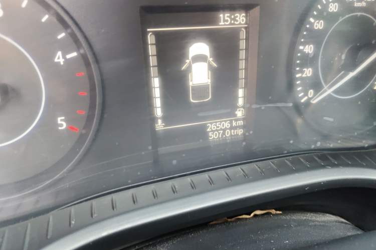 Used JMC Baodian 2023 2.5T Diesel Two-Wheel Drive Comfort Edition Standard Wheelbase JX4D25A6L Odometer Close Up