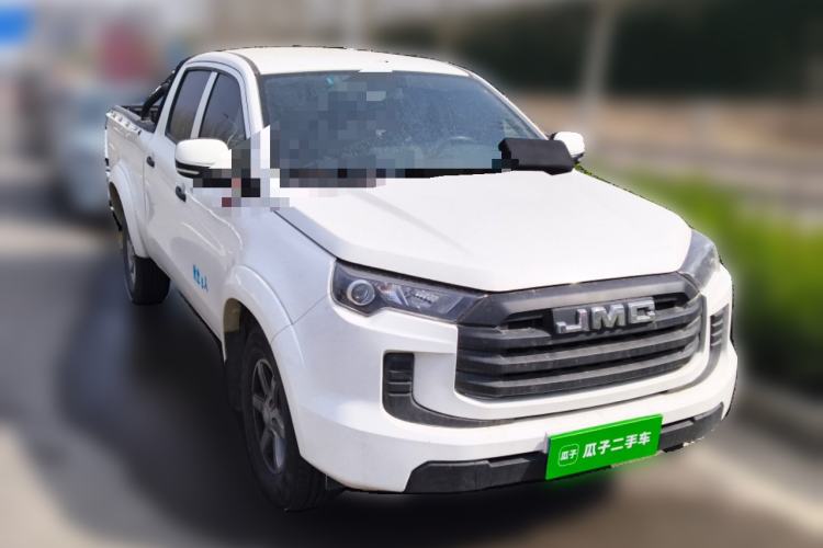 Used JMC Baodian 2023 2.5T Diesel Two-Wheel Drive Comfort Edition Flat-Base Cargo Bed Long Wheelbase JX4D25A6L Front Right 45 Deg