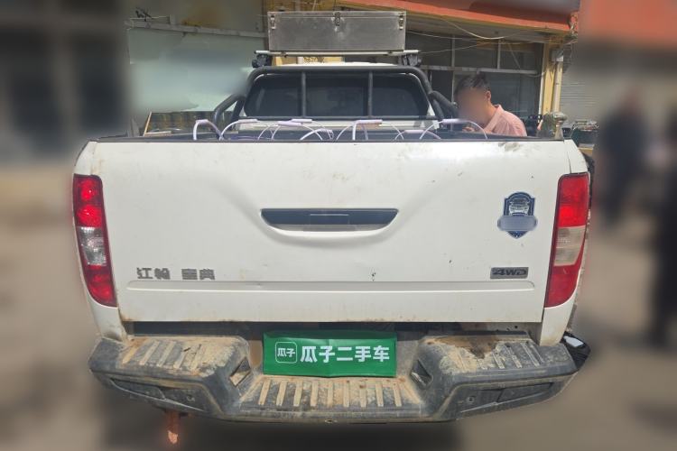 Used JMC Baodian 2023 2.5T Diesel 4x4 Comfort Edition Flat-Base Cargo Bed Long Wheelbase Model JX4D25A6L Rear