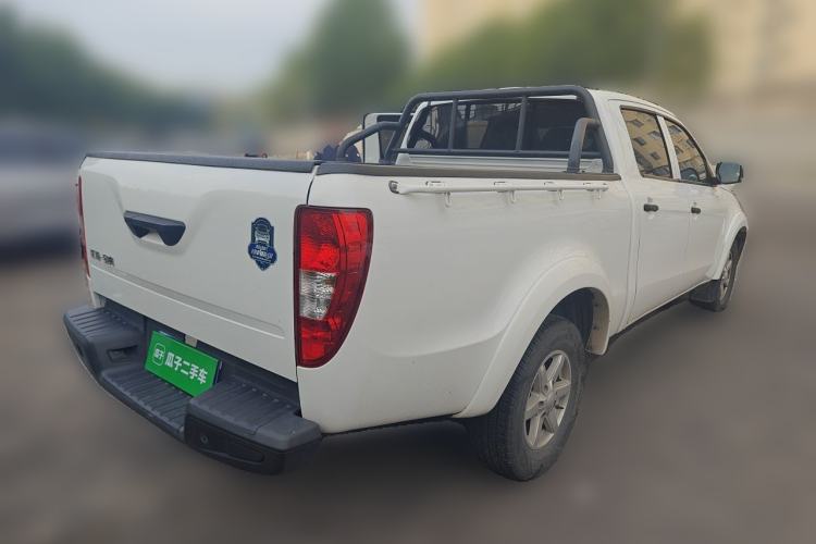 Used JMC Baodian 2023 2.5T Diesel Two-Wheel Drive Comfort Edition Flat-Base Cargo Bed Long Wheelbase JX4D25A6L Rear Right 45 Deg