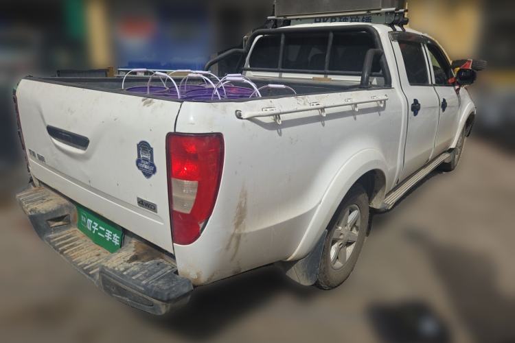 Used JMC Baodian 2023 2.5T Diesel 4x4 Comfort Edition Flat-Base Cargo Bed Long Wheelbase Model JX4D25A6L Rear Right 45 Deg
