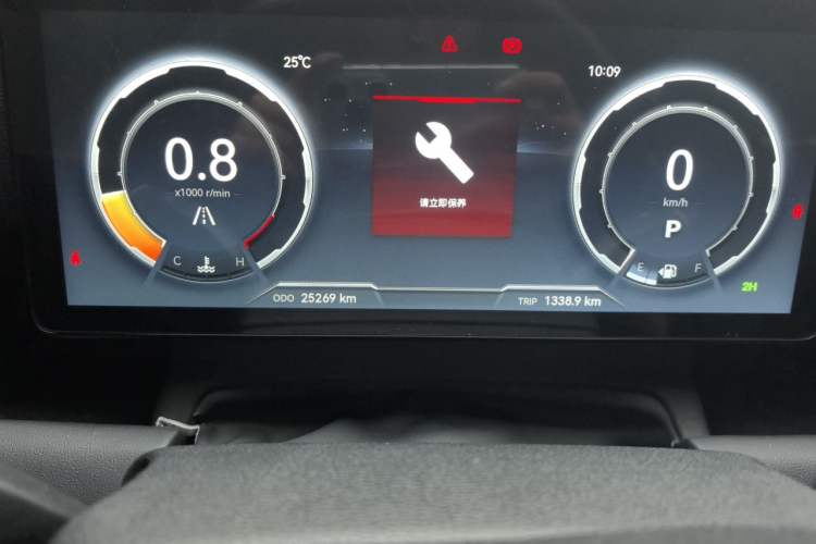 Used JMC DaDao 2023 Fly-Jiang 2.3T Diesel Automatic 4x4 Boundaryless Model Odometer Close Up