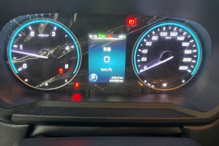 Used JMC DaDao 2023 All-Win 2.3T Diesel Automatic 4x4 Long-Wheelbase Comfort Edition Odometer Close Up
