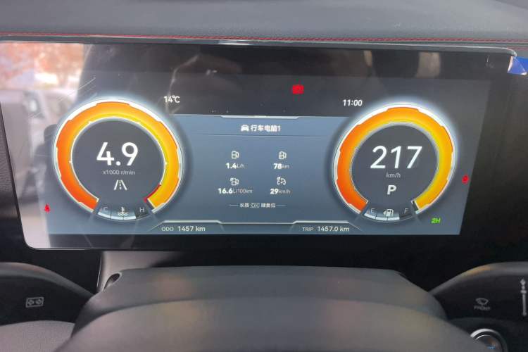 Used JMC DaDao 2024 Gantaner 2.3T Diesel Automatic 4x4 Boundless Edition Odometer Close Up
