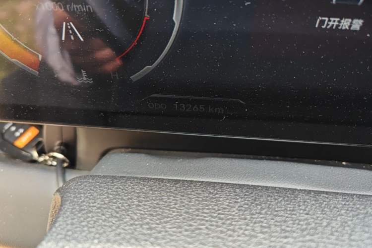 Used JMC DaDao 2024 Explorer 2.3T Gasoline Automatic 4x4 Boundless Edition Odometer Close Up