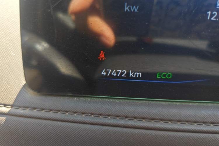 Used JMC E Fushun 2025 Model, Open Window Version, 41.86 kWh, Short Axle, Low-roof Odometer Close Up