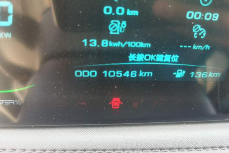 Used JMC E Fushun 2025 Model, Open Window Version, 41.86 kWh, Short Axle, Low-roof Odometer Close Up