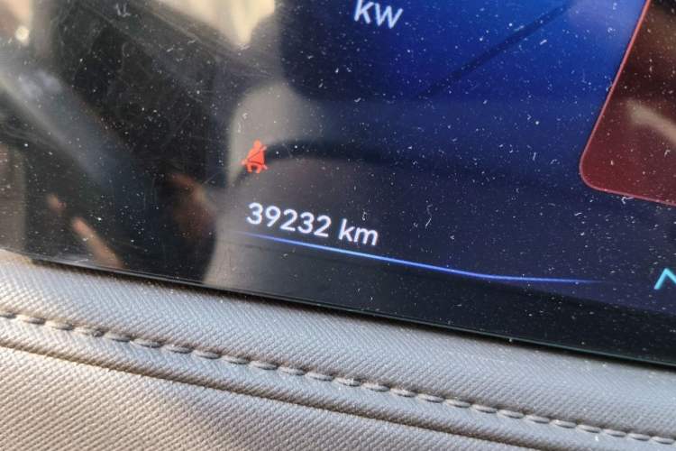 Used JMC E Fushun 2025 Model, Open Window Version, 41.86 kWh, Short Axle, Low-roof Odometer Close Up