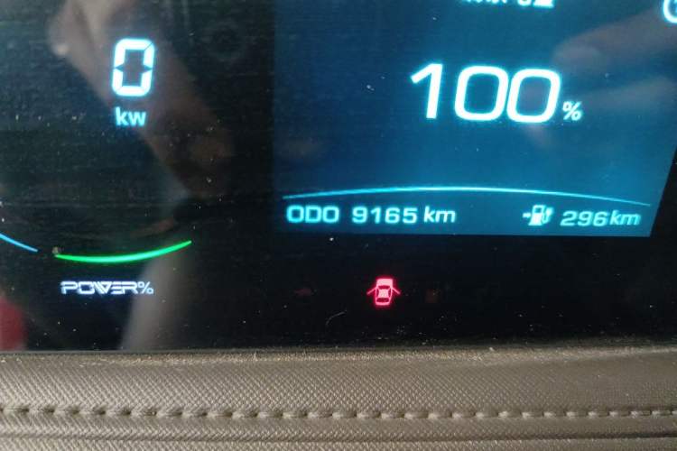Used JMC E Fushun 2025 Model, Open Window Version, 41.86 kWh, Short Axle, Low-roof Odometer Close Up