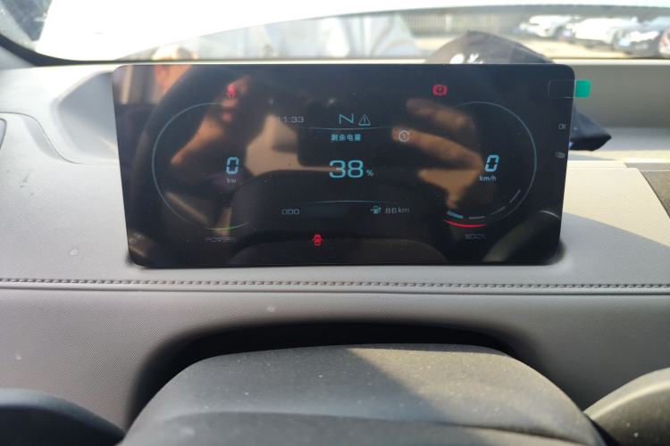 Used JMC E Fushun 2025 Model, Open Window Version, 53.58 kWh, Mid-axle, Low-roof Instrument Cluster