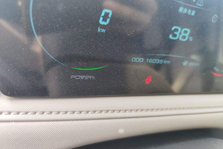 Used JMC E Fushun 2025 Model, Open Window Version, 53.58 kWh, Mid-axle, Low-roof Odometer Close Up