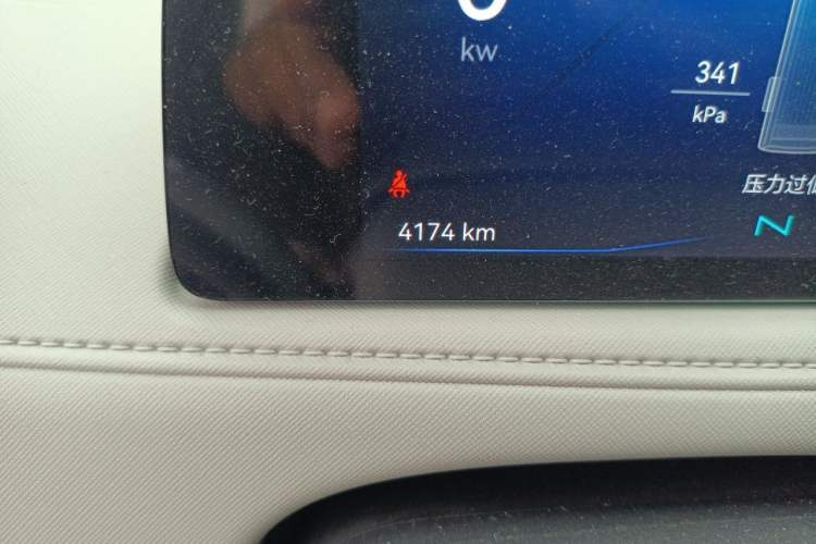 Used JMC E Fushun 2025 Model, Open Window Version, 41.86 kWh, Short Axle, Low-roof Odometer Close Up