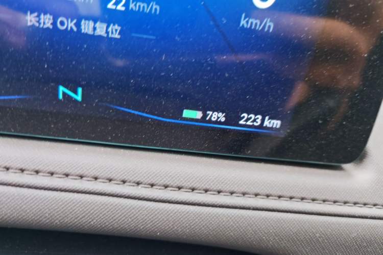 Used JMC E Fushun 2025 Model, Open Window Version, 41.86 kWh, Short Axle, Low-roof Odometer Close Up