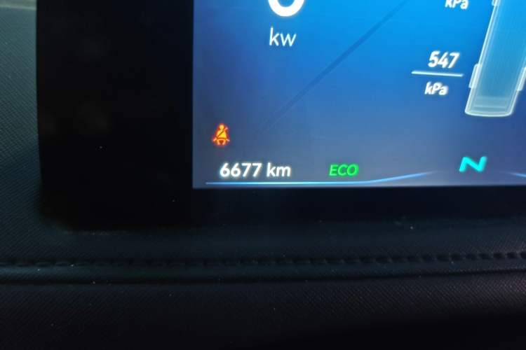 Used JMC E Fushun 2025 Model, Open Window Version, 41.86 kWh, Short Axle, Low-roof Odometer Close Up