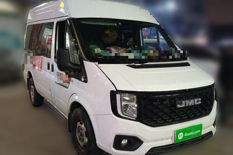Used JMC Fushun 2023 2.0T Manual Short-Wheelbase Mid-Top Commercial Multi-Purpose 6-Seater Passenger Vehicle Front Right 45 Deg