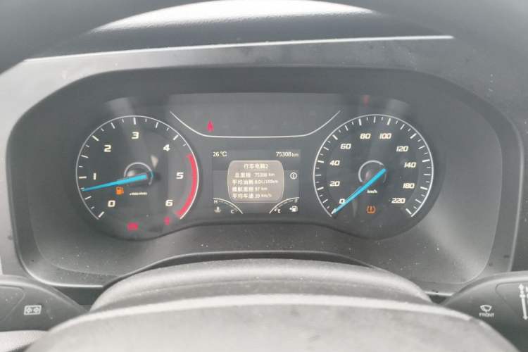 Used JMC Fushun 2022 2.0T Manual Multi-Function Passenger Vehicle Mid-Roof 6-7 Seater Instrument Cluster