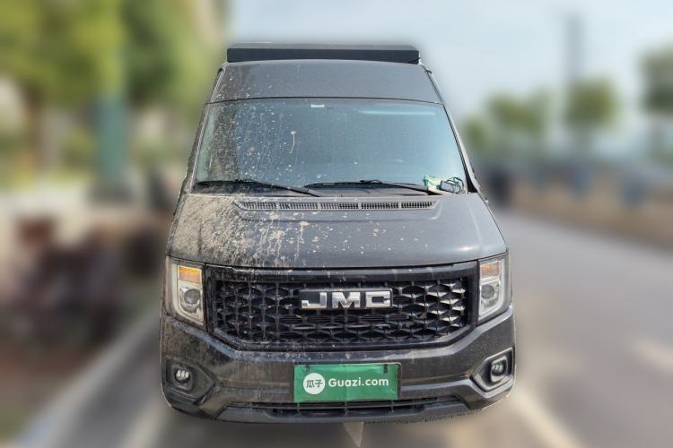 Used JMC Fushun 2023 2.0T Automatic Diesel Long-Wheelbase Mid-Roof Business Van with Rear Dual Tires 6–9 Seats Front