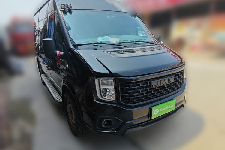 Used JMC Fushun 2023 2.0T Manual Mid-Drive Mid-Roof Commercial Multi-Purpose 7-Seater Passenger Vehicle Front Right 45 Deg