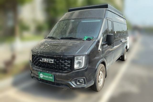 Used JMC Fushun 2023 2.0T Automatic Diesel Long-Wheelbase Mid-Roof Business Van with Rear Dual Tires 6–9 Seats