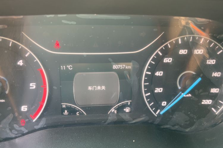 Used JMC Fushun 2023 2.0T Manual Mid-Roof Mid-Height Passenger Version Business-Class 9-Seater (Non-Commercial) Odometer Close Up