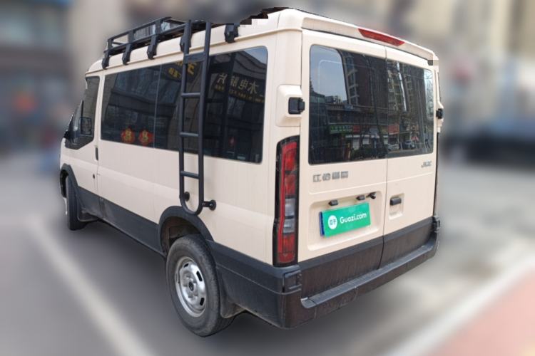 Used JMC Fushun 2023 2.0T Manual Short-Wheelbase Low-Roof Commercial Multi-Purpose Passenger Vehicle 6 Seats with Dual-Opening Tailgate Rear Left 45 Deg