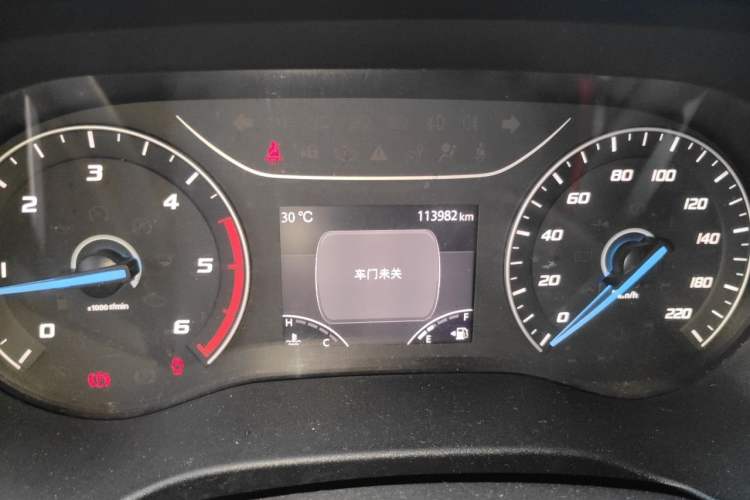 Used JMC Fushun  Odometer Close Up