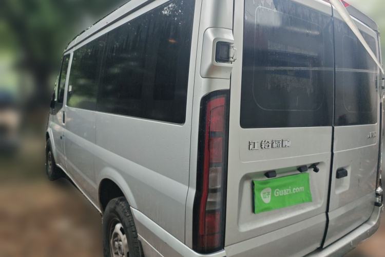 Used JMC Fushun 2023 2.0T Manual Short-Wheelbase Low-Roof Commercial Multi-Purpose Passenger Vehicle 6 Seats with Dual-Opening Tailgate Rear Left 45 Deg