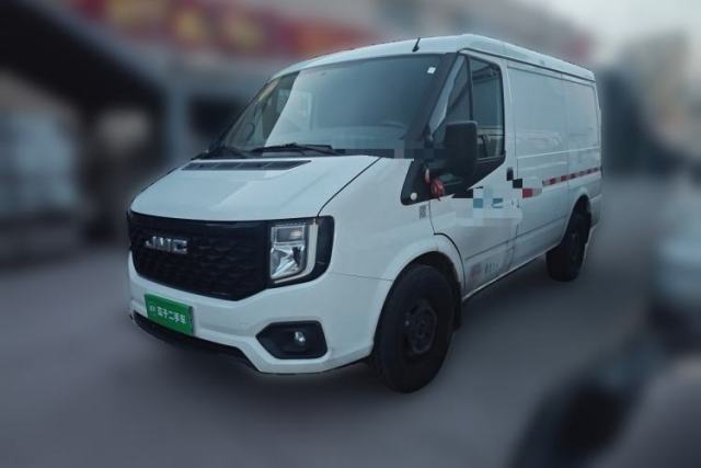 Used JMC Fushun 2023 2.0T Manual Short-Wheelbase Low-Roof Commercial Van 2/3 Seats with Dual-Swing Tailgate