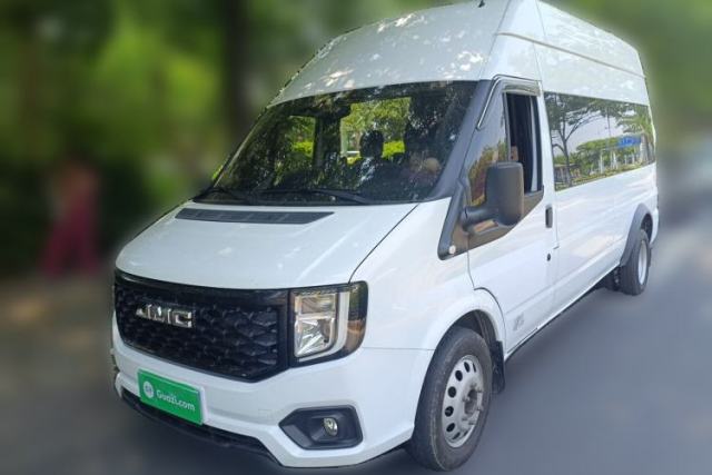 Used JMC Fushun 2023 2.0T Manual Diesel Long-Wheelbase High-Roof Business Van with Dual Rear Tires 6–9 Seats
