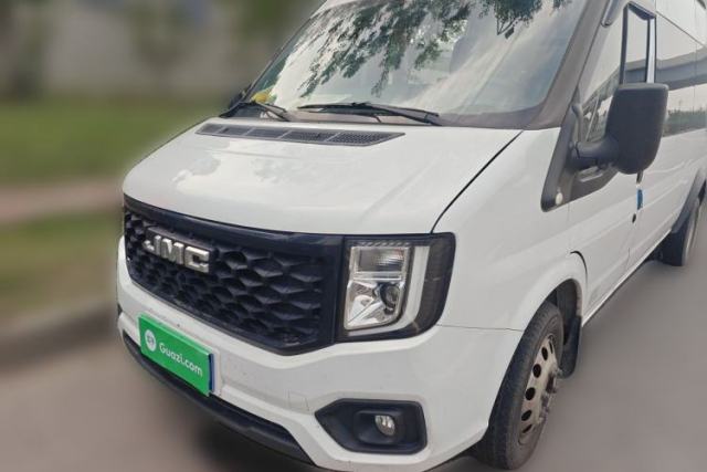 Used JMC Fushun 2023 2.0T Manual Diesel Long-Wheelbase High-Roof Business Van with Dual Rear Tires 6–9 Seats