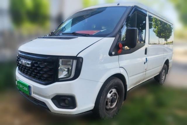 Used JMC Fushun 2023 2.0T Manual Short-Wheelbase Low-Roof Commercial Multi-Purpose Passenger Vehicle 6 Seats with Dual-Opening Tailgate