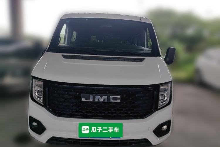 Used JMC Fushun 2023 2.0T Manual Short-Wheelbase Low-Roof Commercial Multi-Purpose Passenger Vehicle 6 Seats with Dual-Opening Tailgate Front
